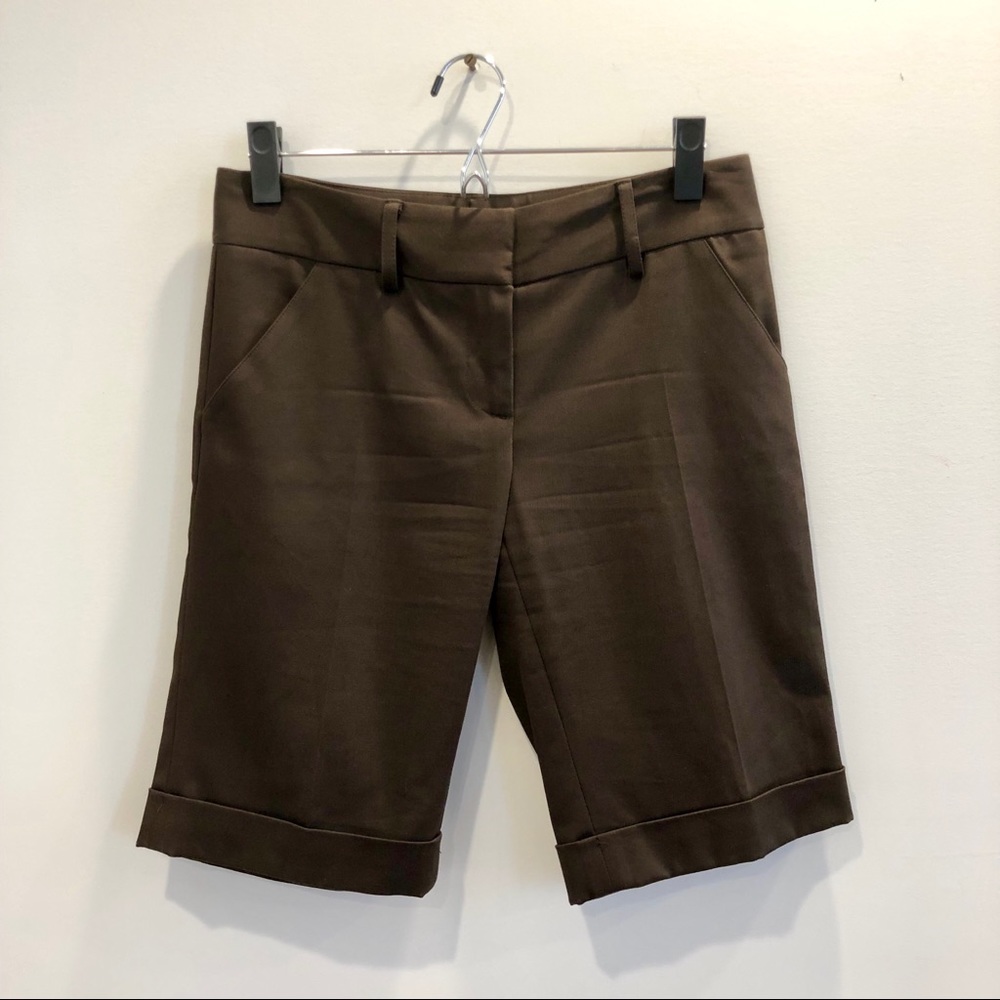 Diane Von Furstenberg Brown Bermuda shorts size 2
